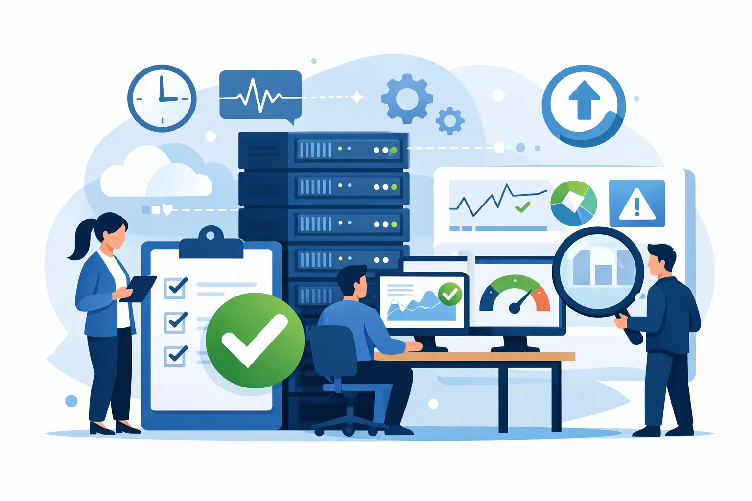 Server Uptime Monitoring Checklist for Teams — Internetport hosting guide
