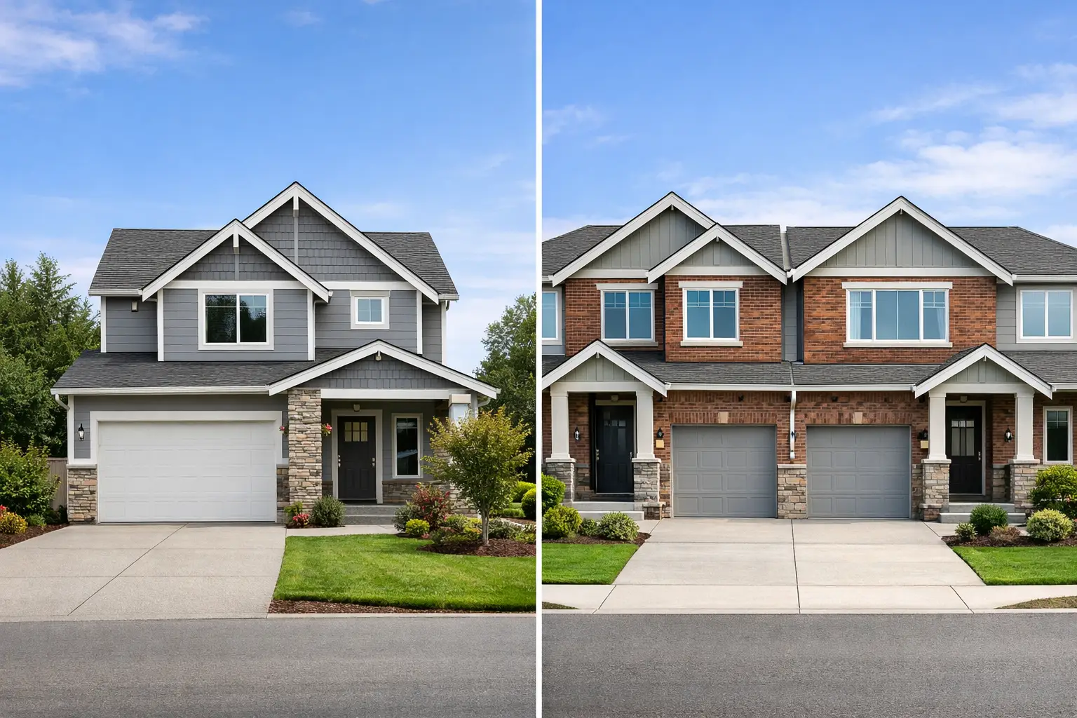 Detached Versus Semi Detached Homes