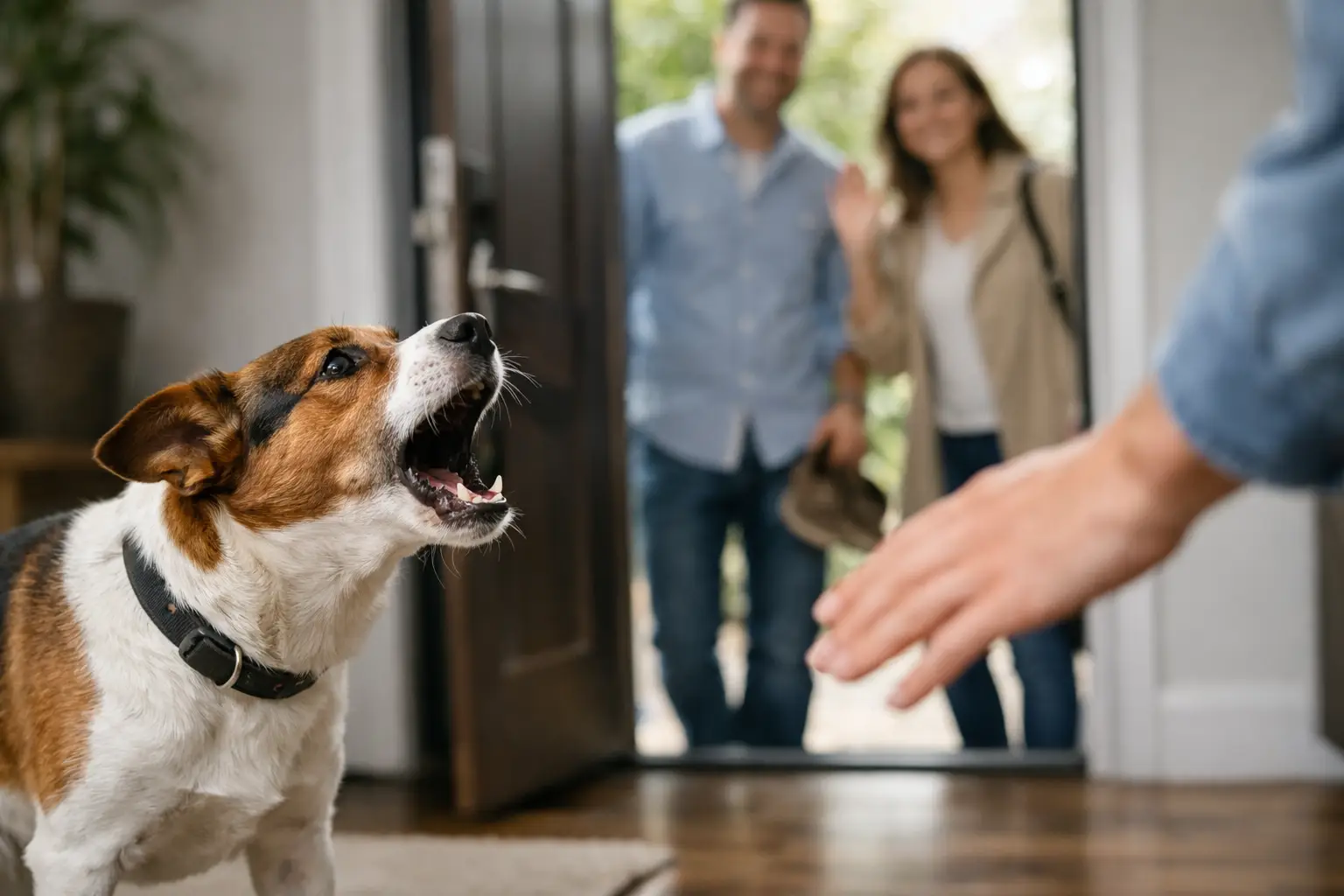 How to Stop Dog Barking at Visitors