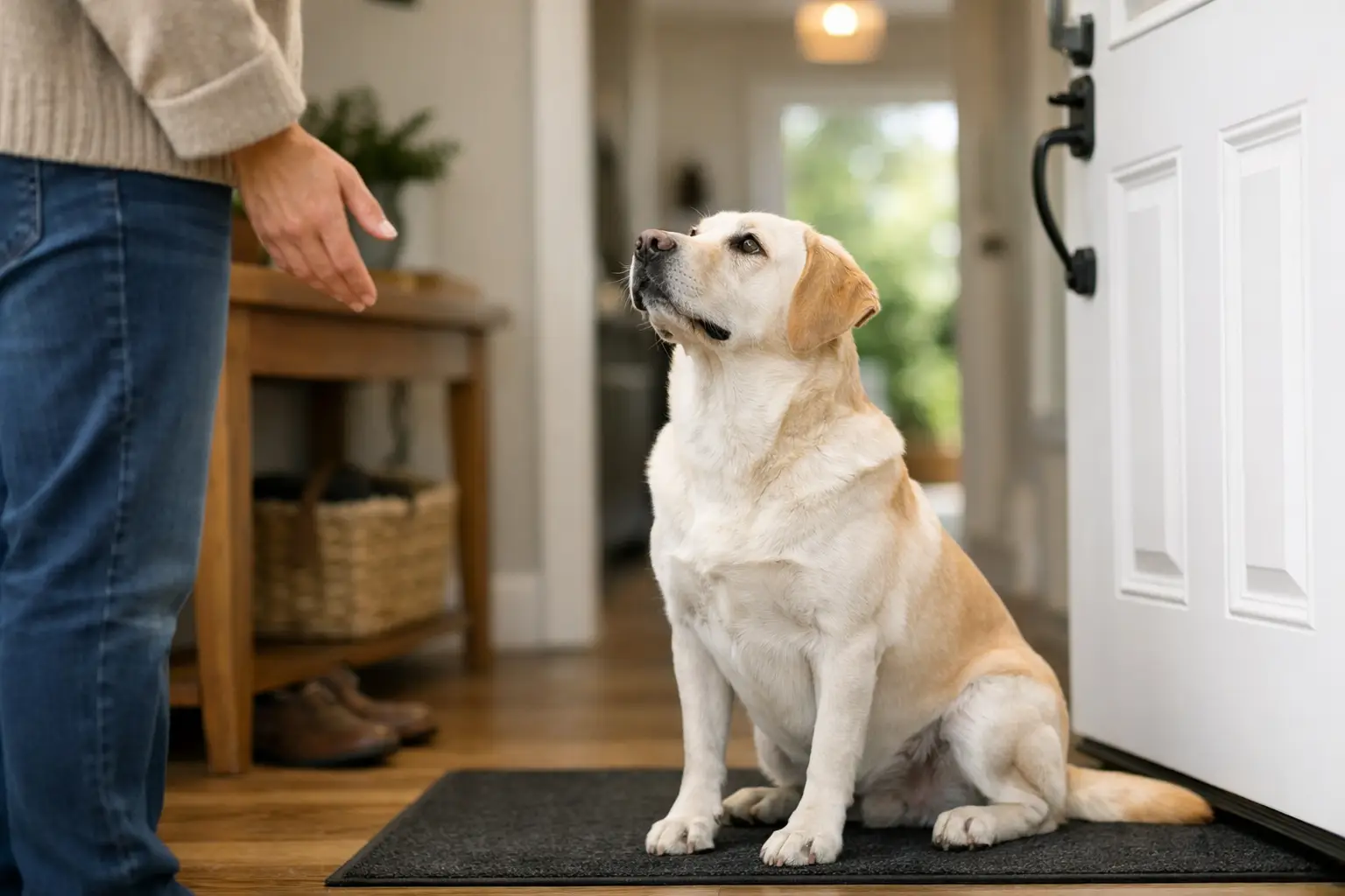 How to Teach Dog Calm Entryway Behavior at Home