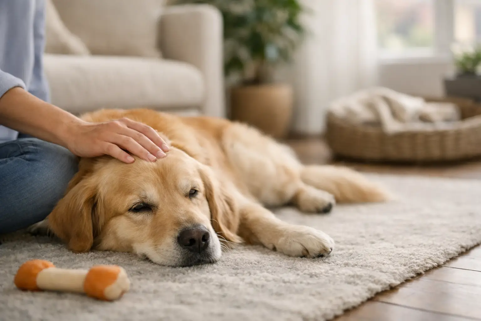 How to Teach Dog to Relax Indoors