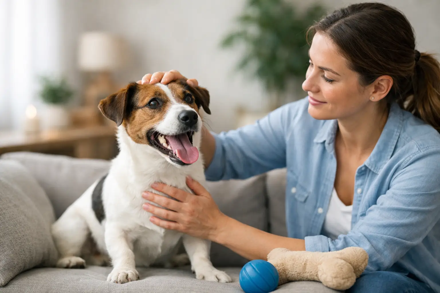 How to Calm an Excitable Dog at Home