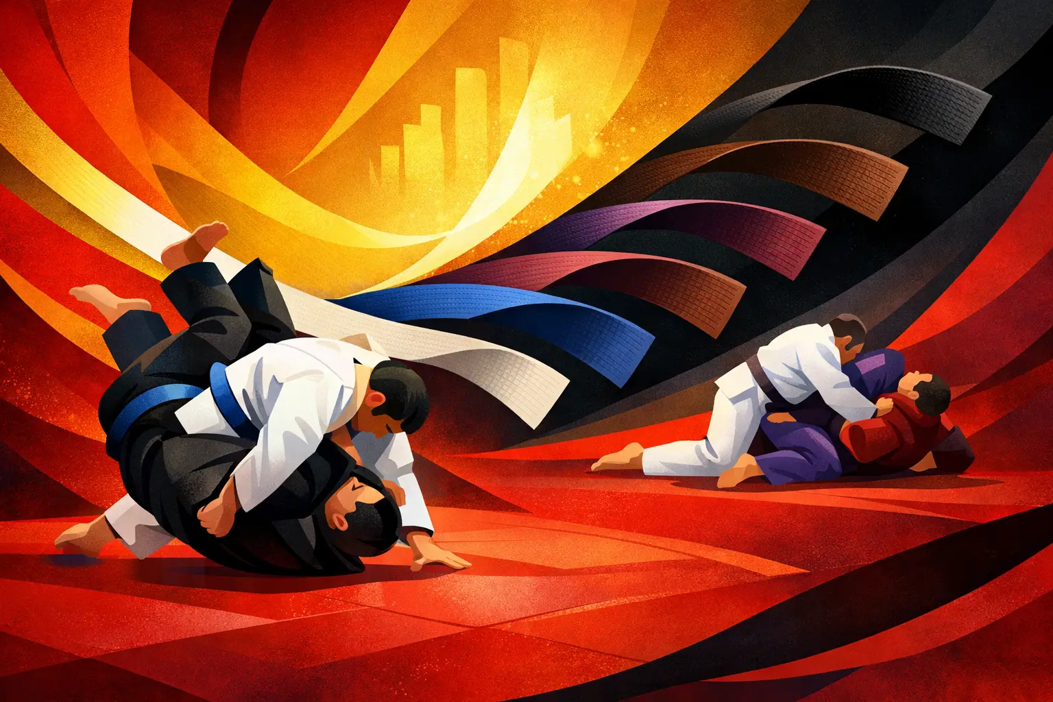 Guide to BJJ Belt System Ranks and Progress