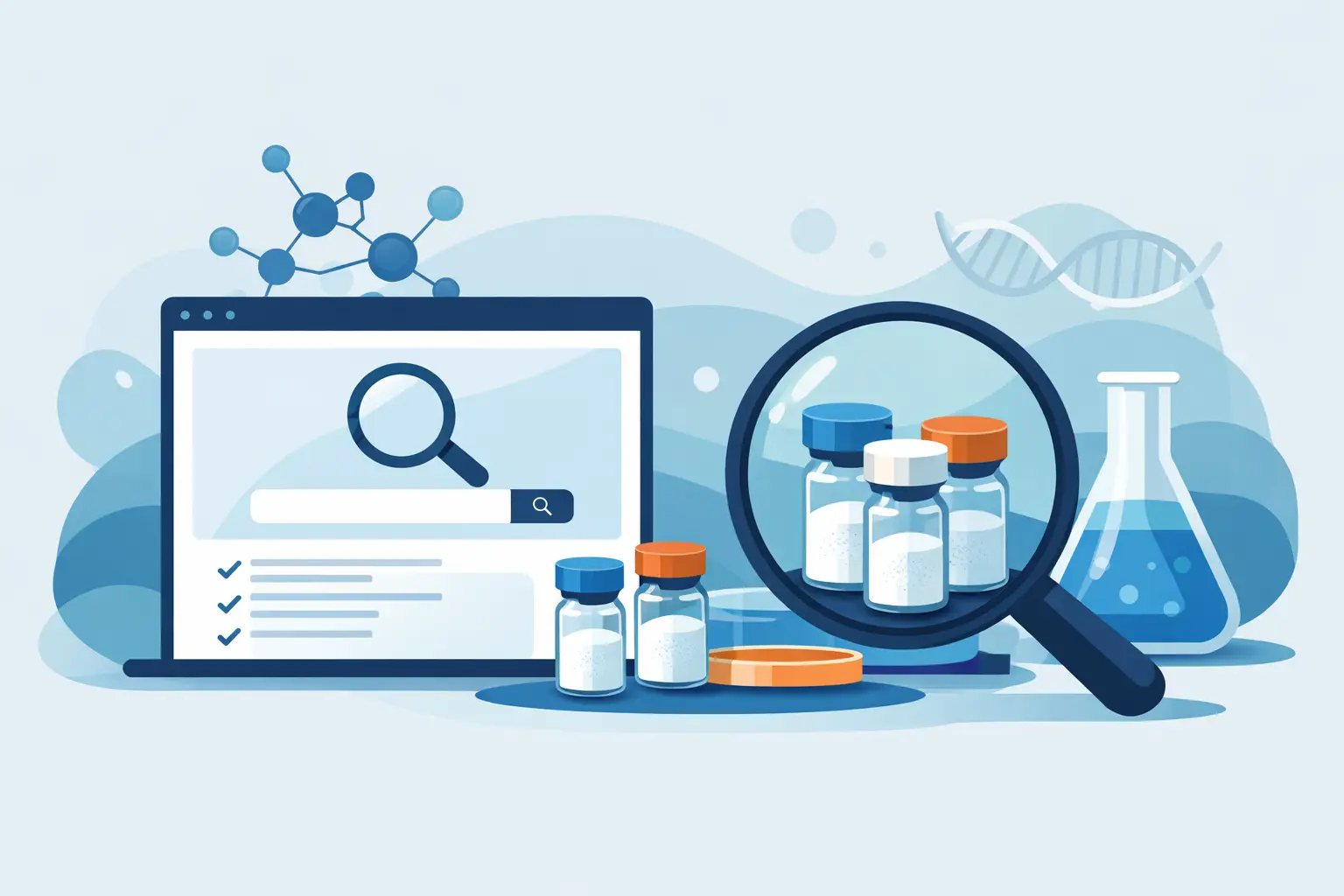 Peptide Lot Number Lookup for Research Materials