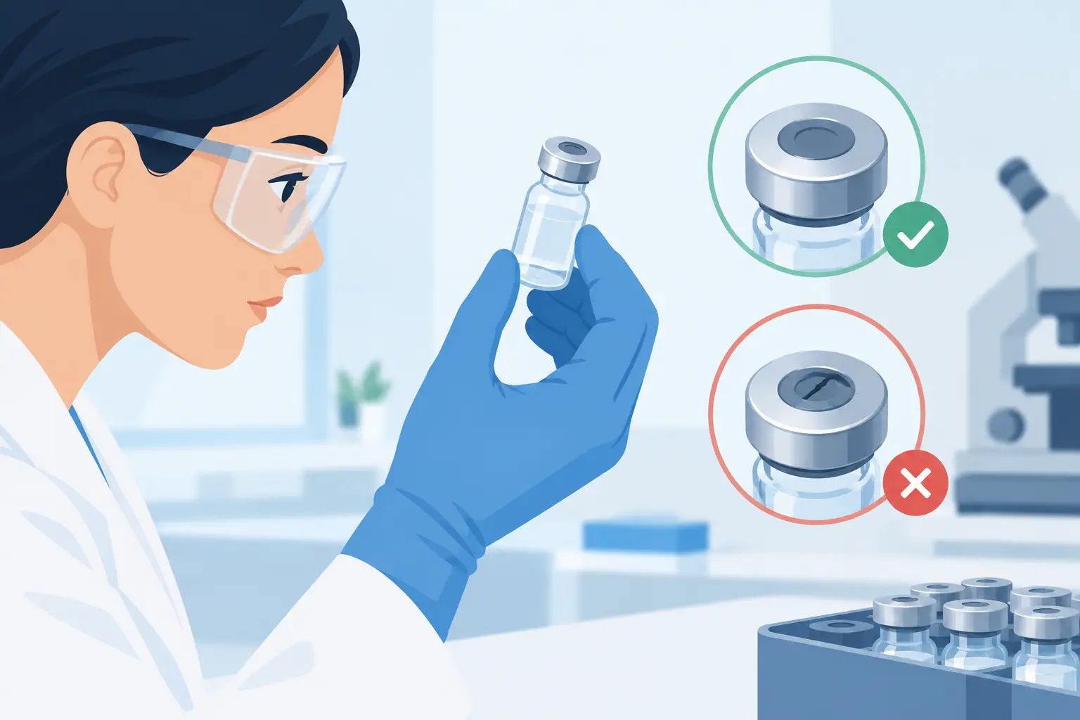 How to Inspect Vial Seals Before Research Use
