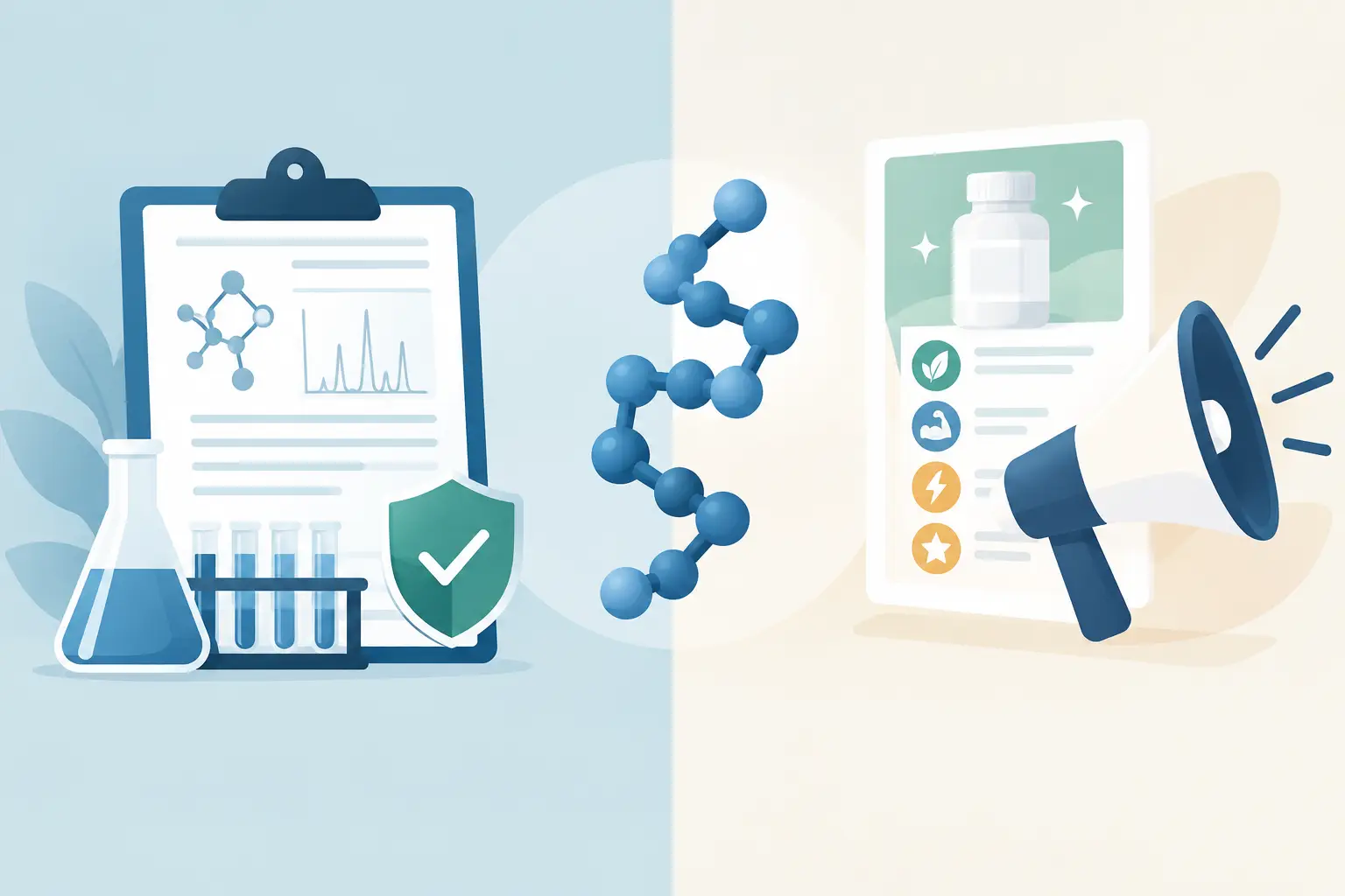 Peptide Documentation Versus Marketing Claims