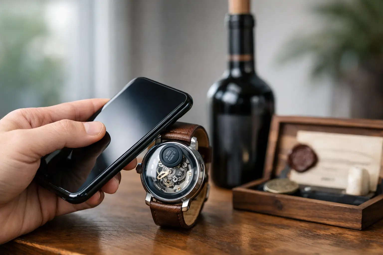 Etiqueta NFC para certificar objetos y qué verifica