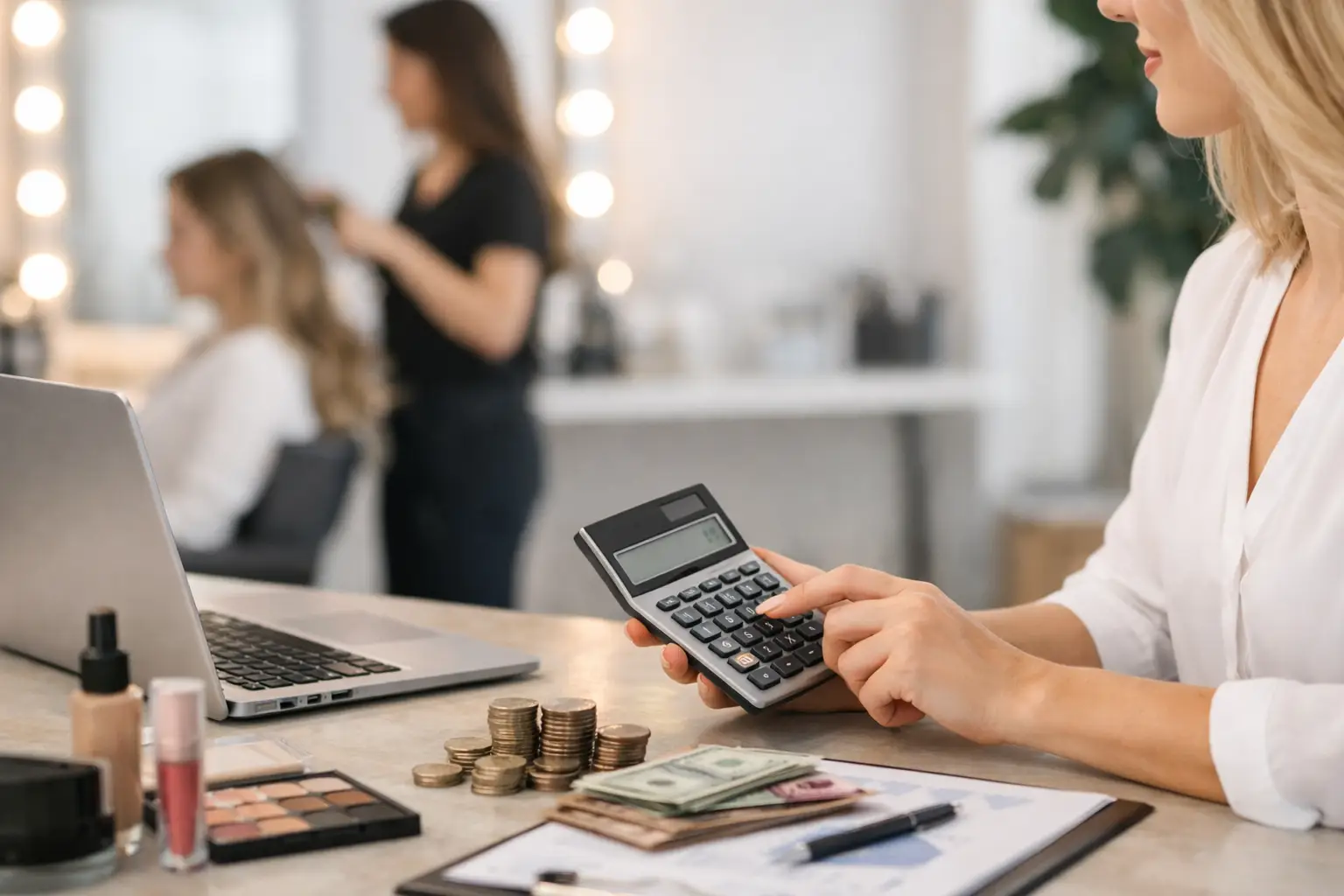 Precificação de serviços de beleza com controle