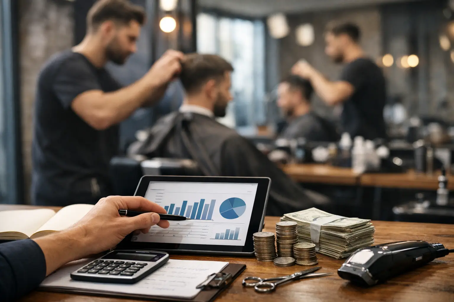 Controle de comissões na barbearia sem erros