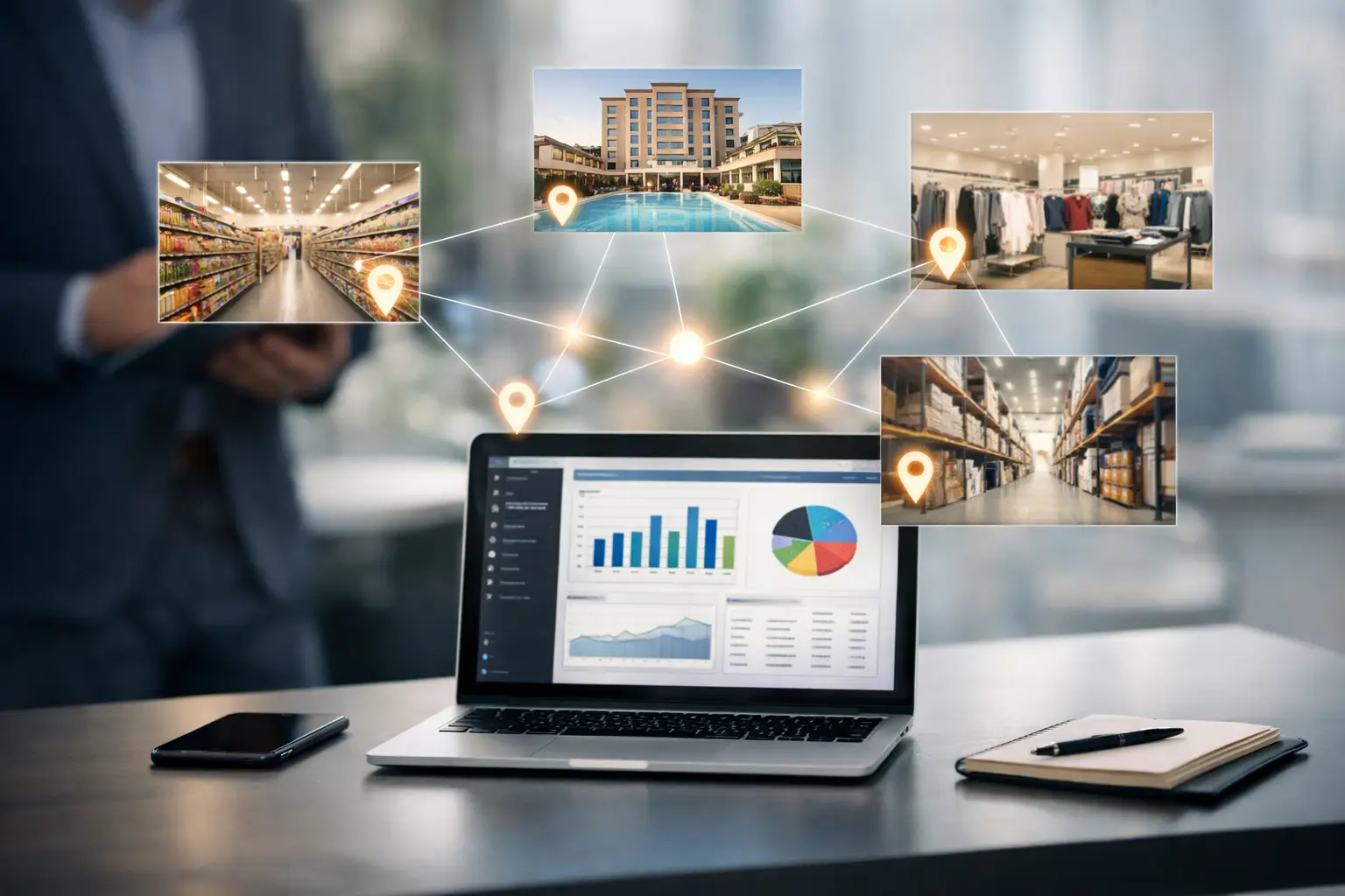 Qual software multiunidade atende sua operação?