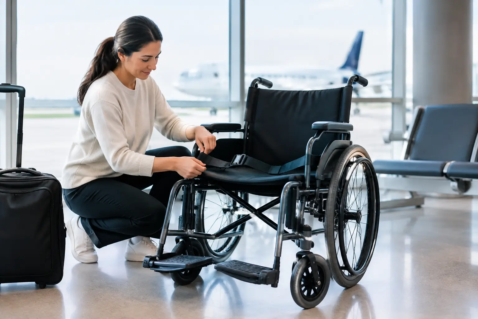 How to Prepare a Wheelchair for Long Flights
