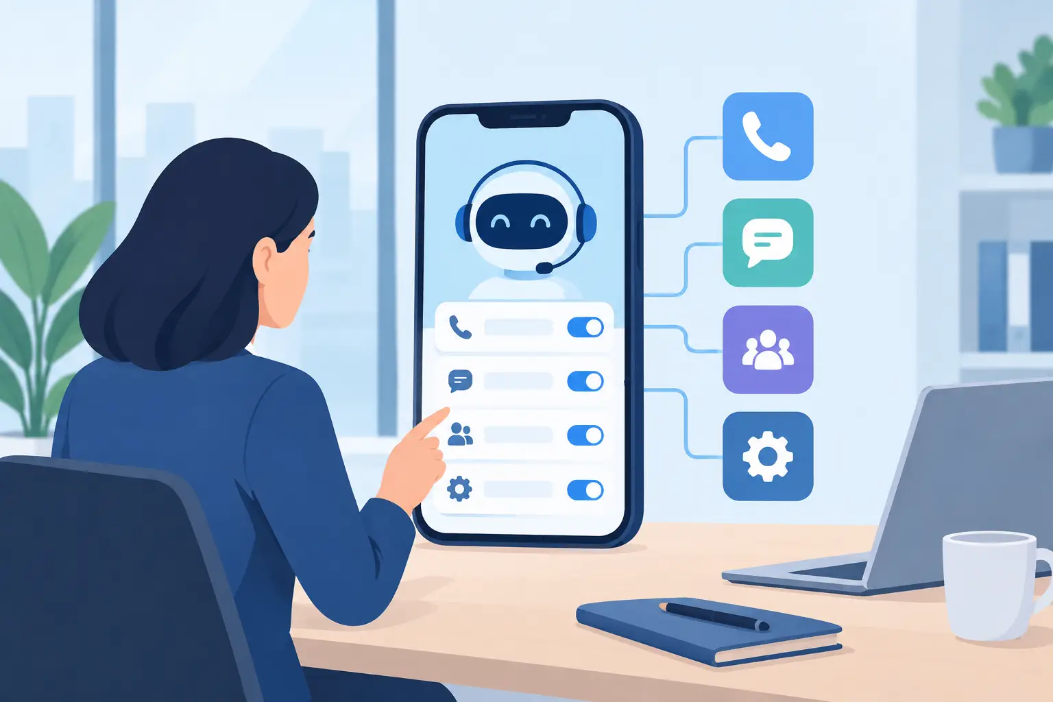KI-Telefonbot für Unternehmen richtig einrichten