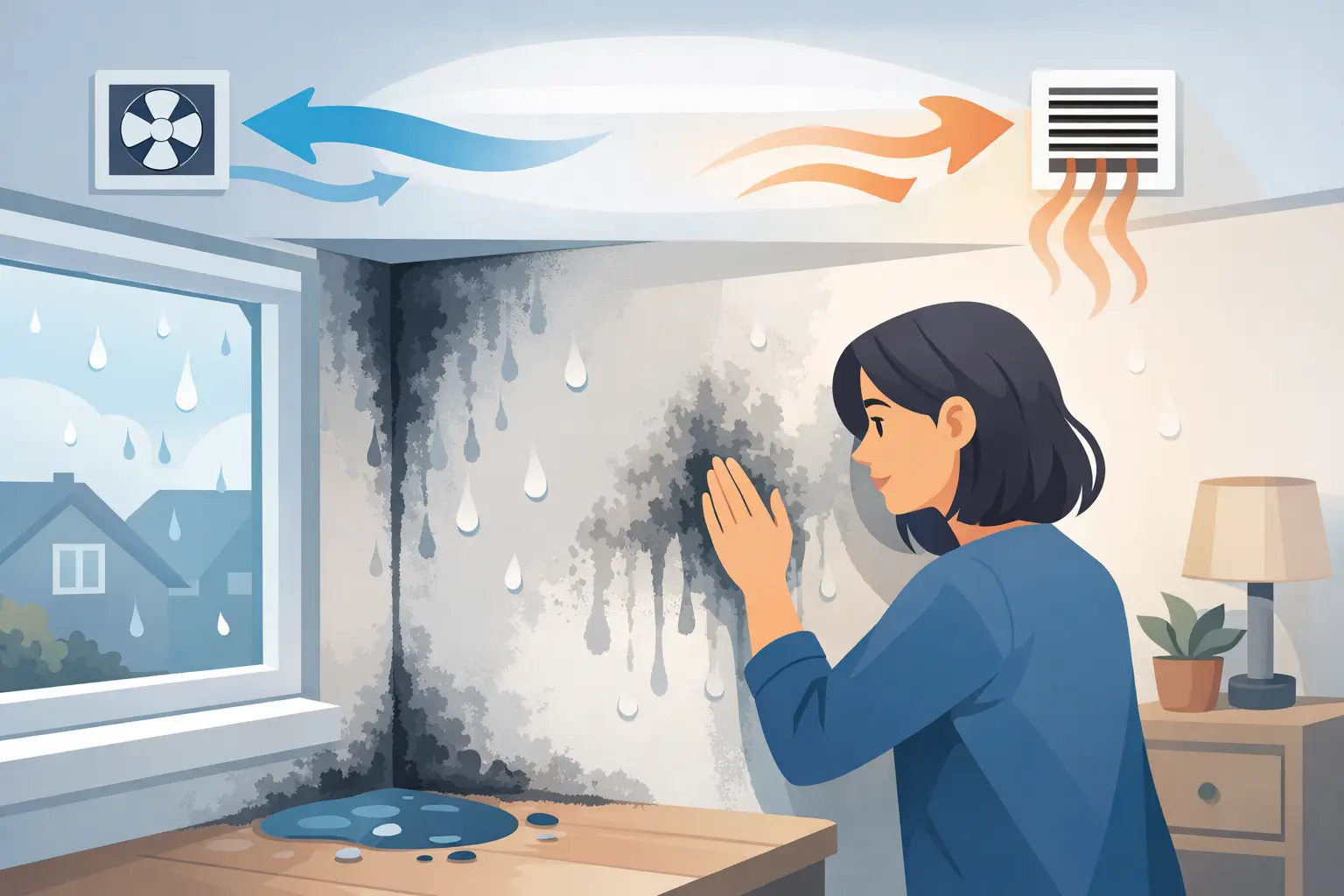 Vocht in huis door ventilatie? Dit is de oorzaak