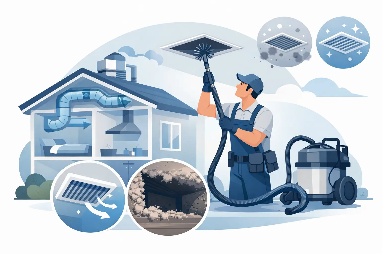 Ventilatiekanalen reinigen woning: wanneer nodig?