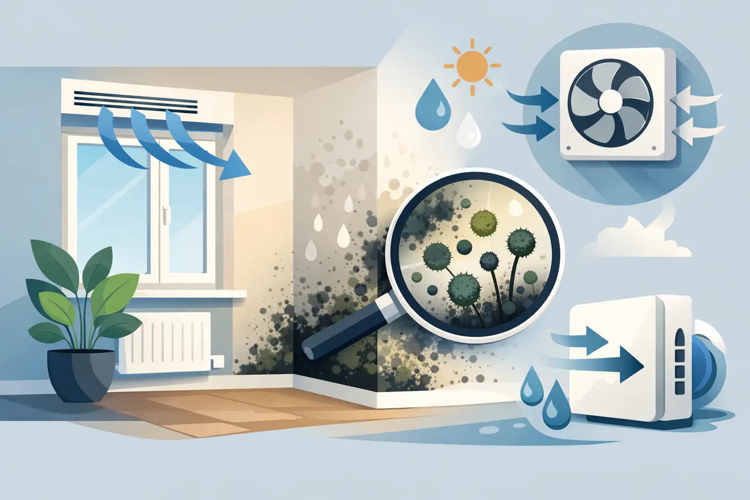 Gids ventilatie bij schimmelproblemen thuis