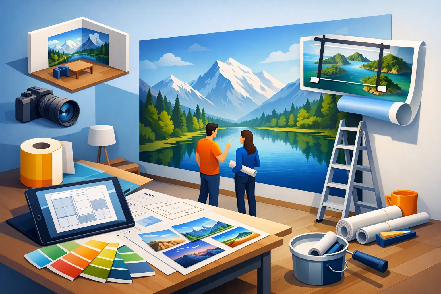 Custom Photo Wall Mural Planning Made Simple