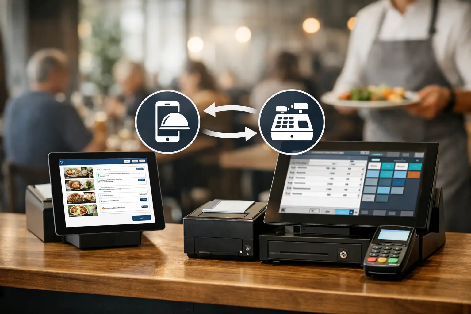 Bestelsysteem koppelen aan kassa voor restaurants