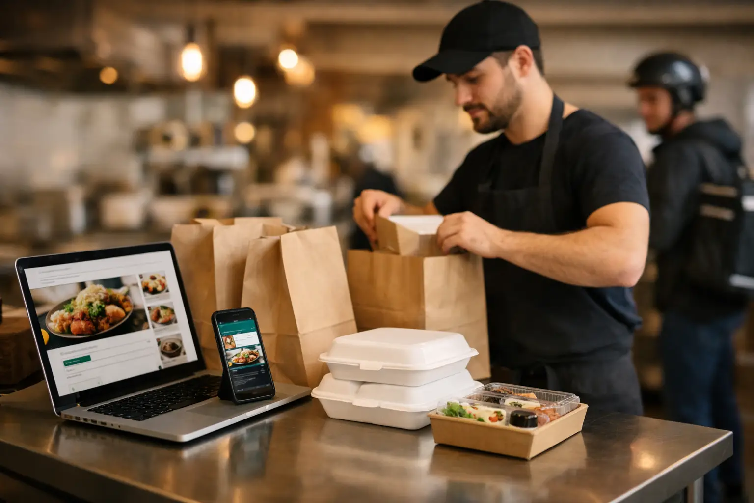Online afhaalbestellingen in uw restaurant ontvangen