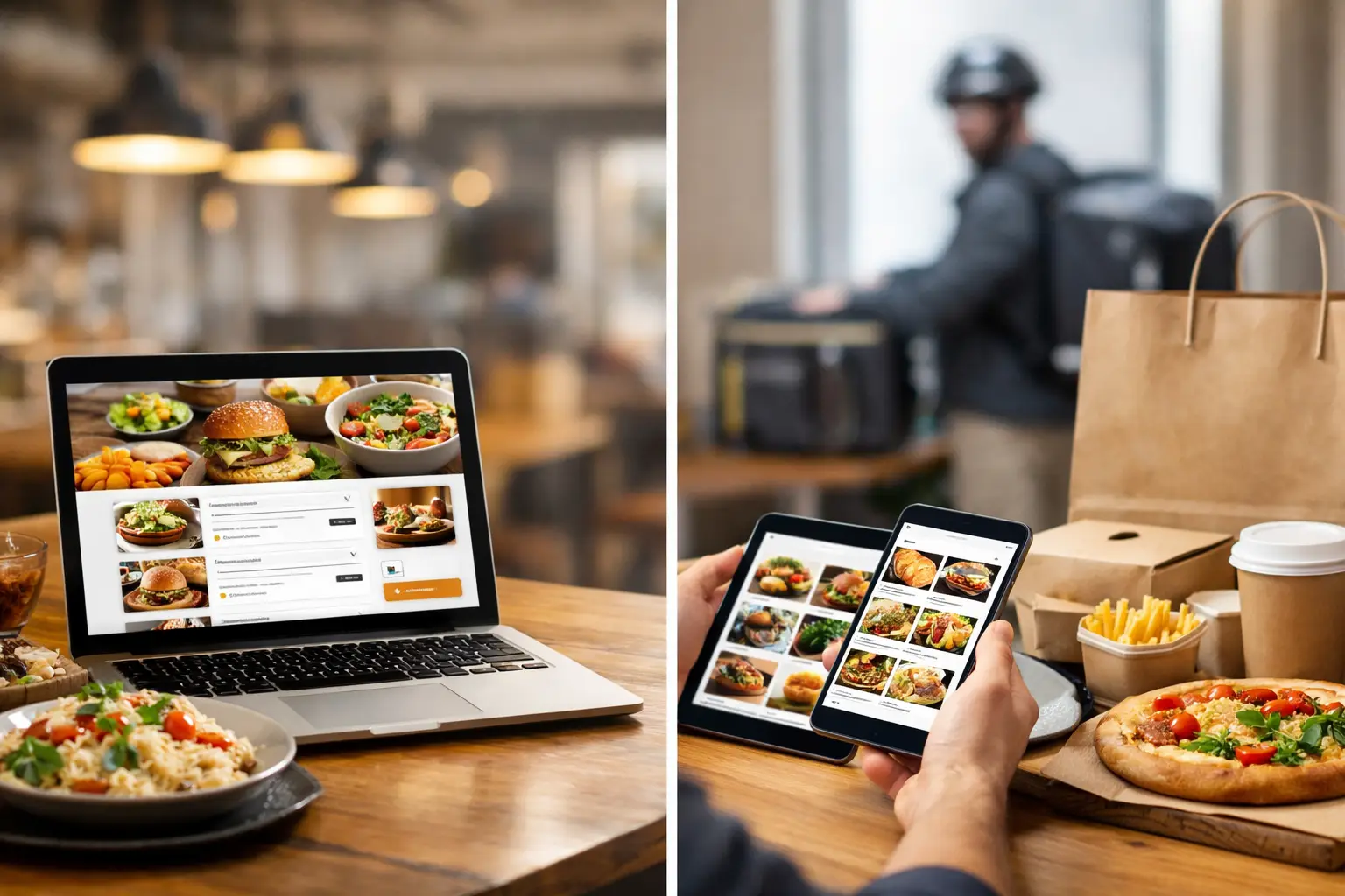 Eigen bestelpagina versus marktplaats voor restaurants
