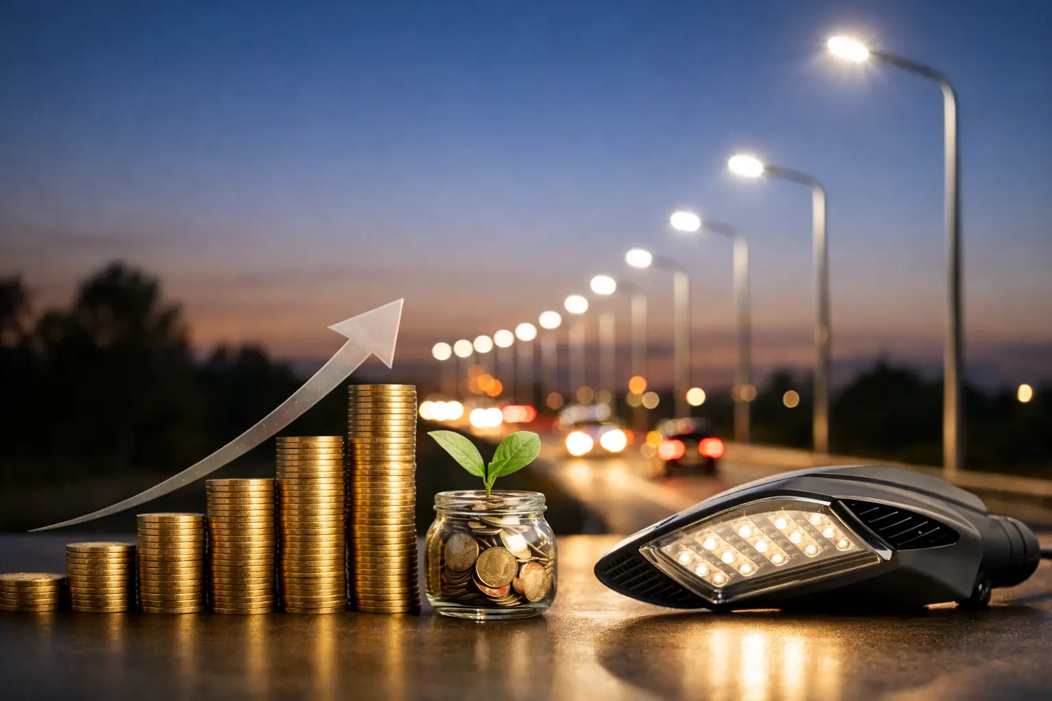 Retorno de inversión en alumbrado vial