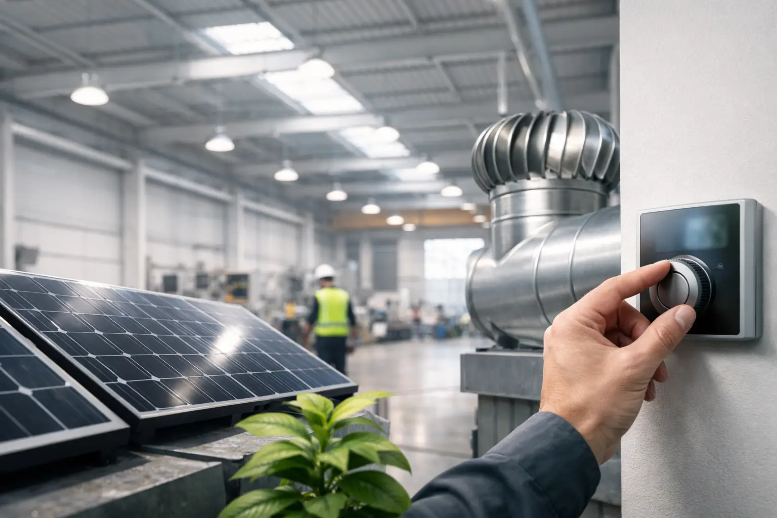 Cómo reducir consumo energético en naves industriales