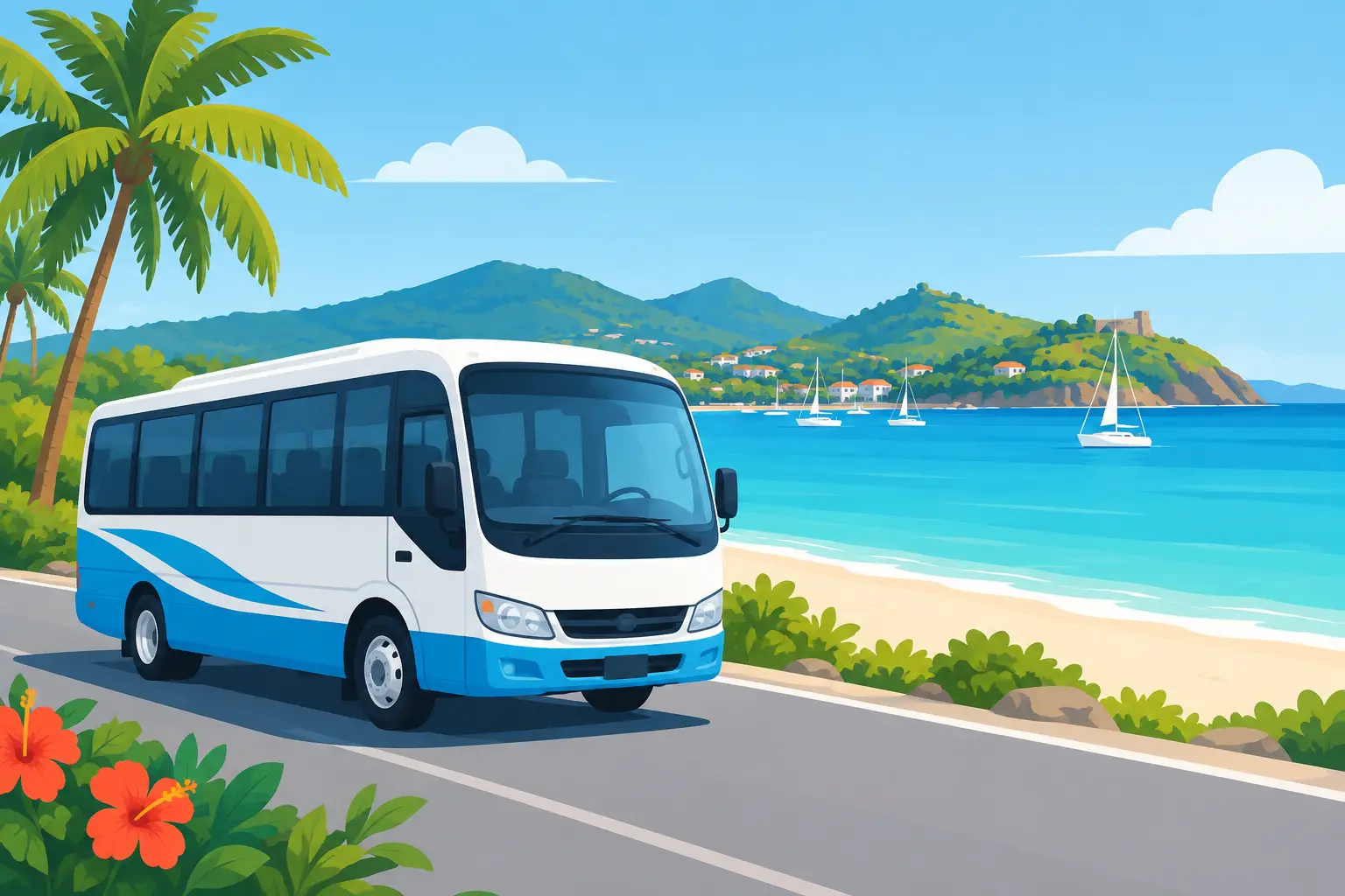 Beach Bus Transportation in Antigua Made Easy