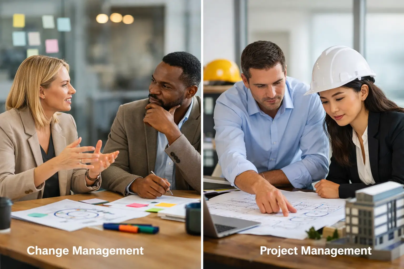 Change Management vs Project Management