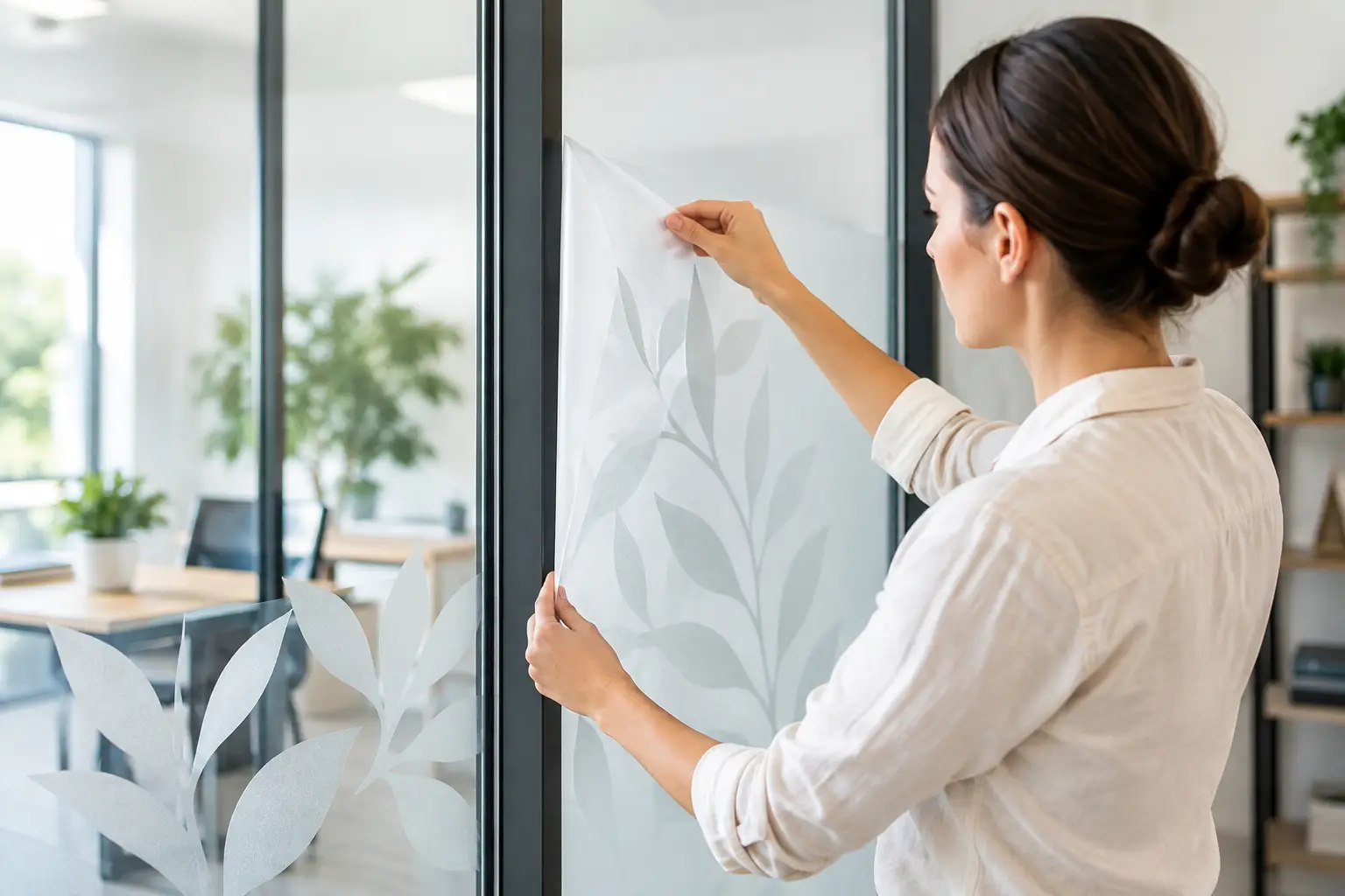 Choisir un adhésif décoratif pour vitre intérieure