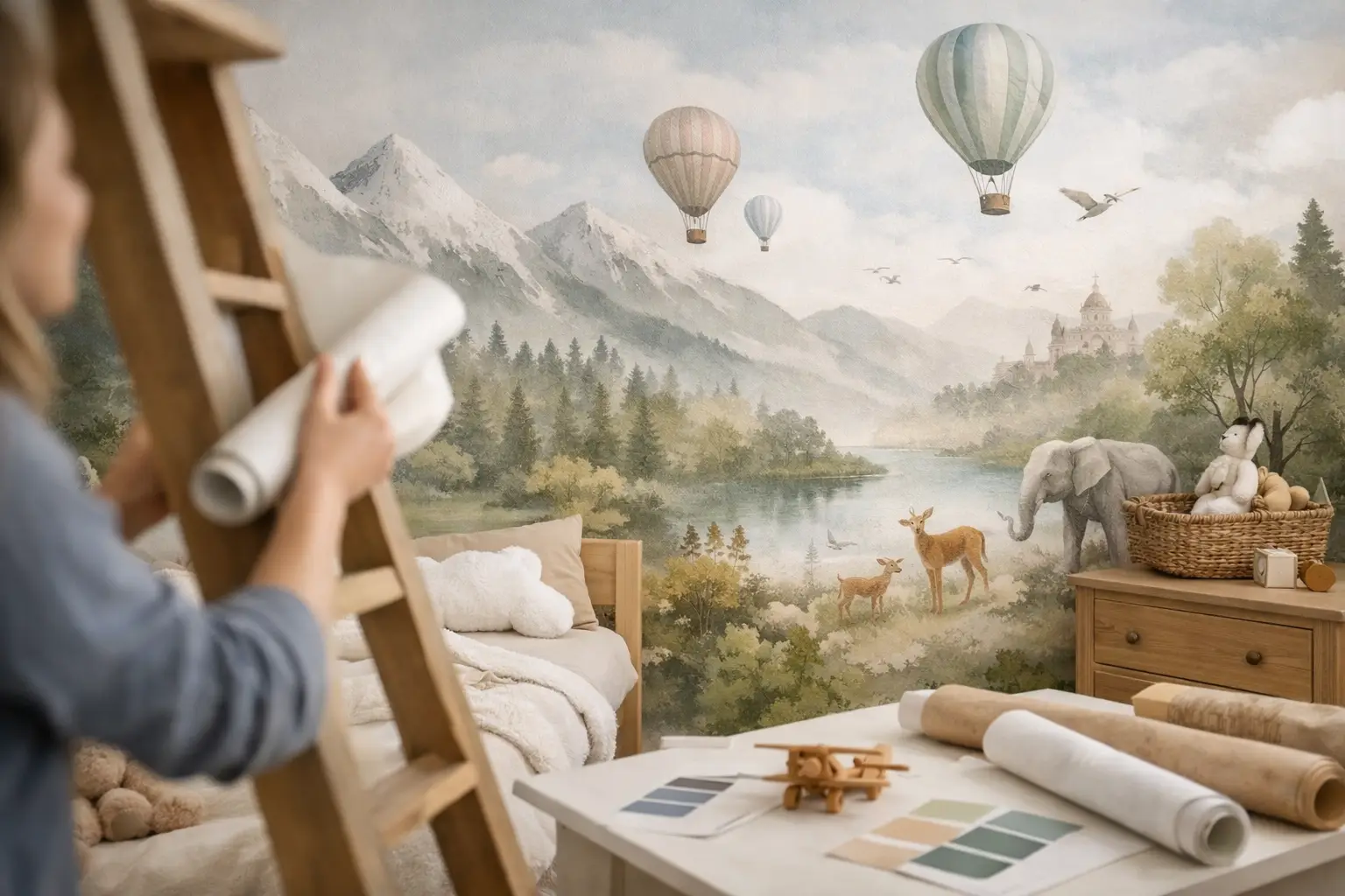Papier peint enfant : bien choisir sa fresque