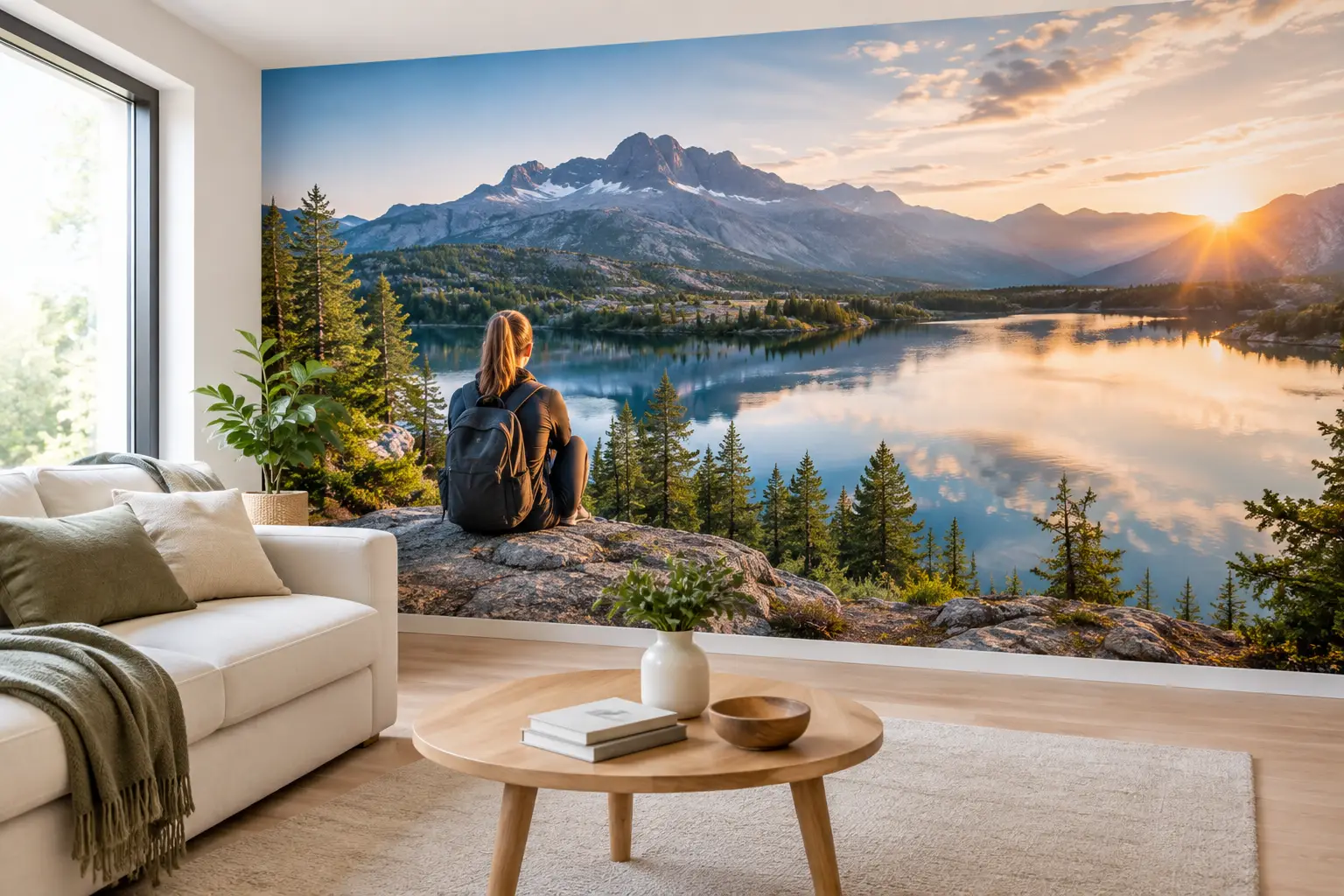 Papier peint avec photo personnelle sur mesure
