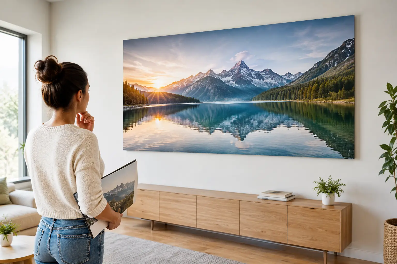 Guide de choix de toile grand format pour vos murs