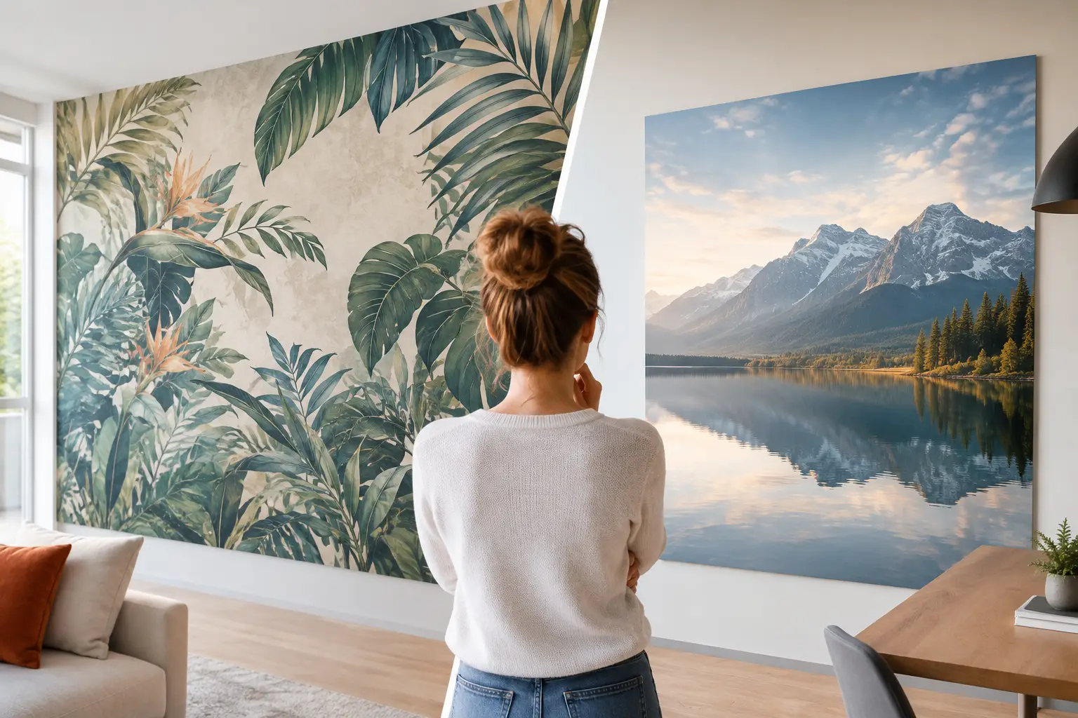 Mural standard ou sur mesure, que choisir ?