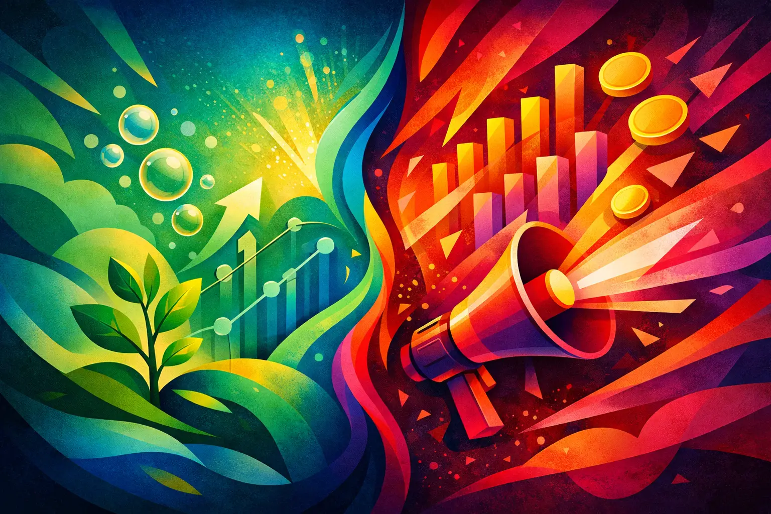 Organic Amplification Versus Paid Boosting