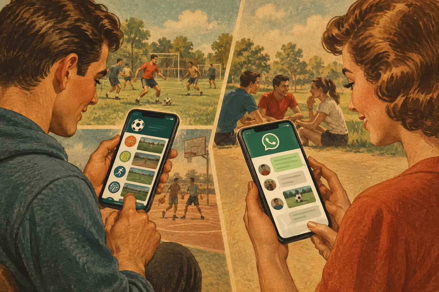 Sports Apps Versus WhatsApp for Finding Games