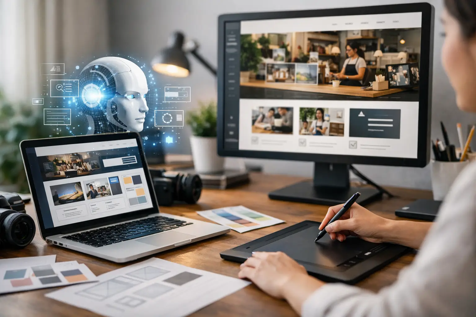 AI Assisted Website Design for Small Businesses