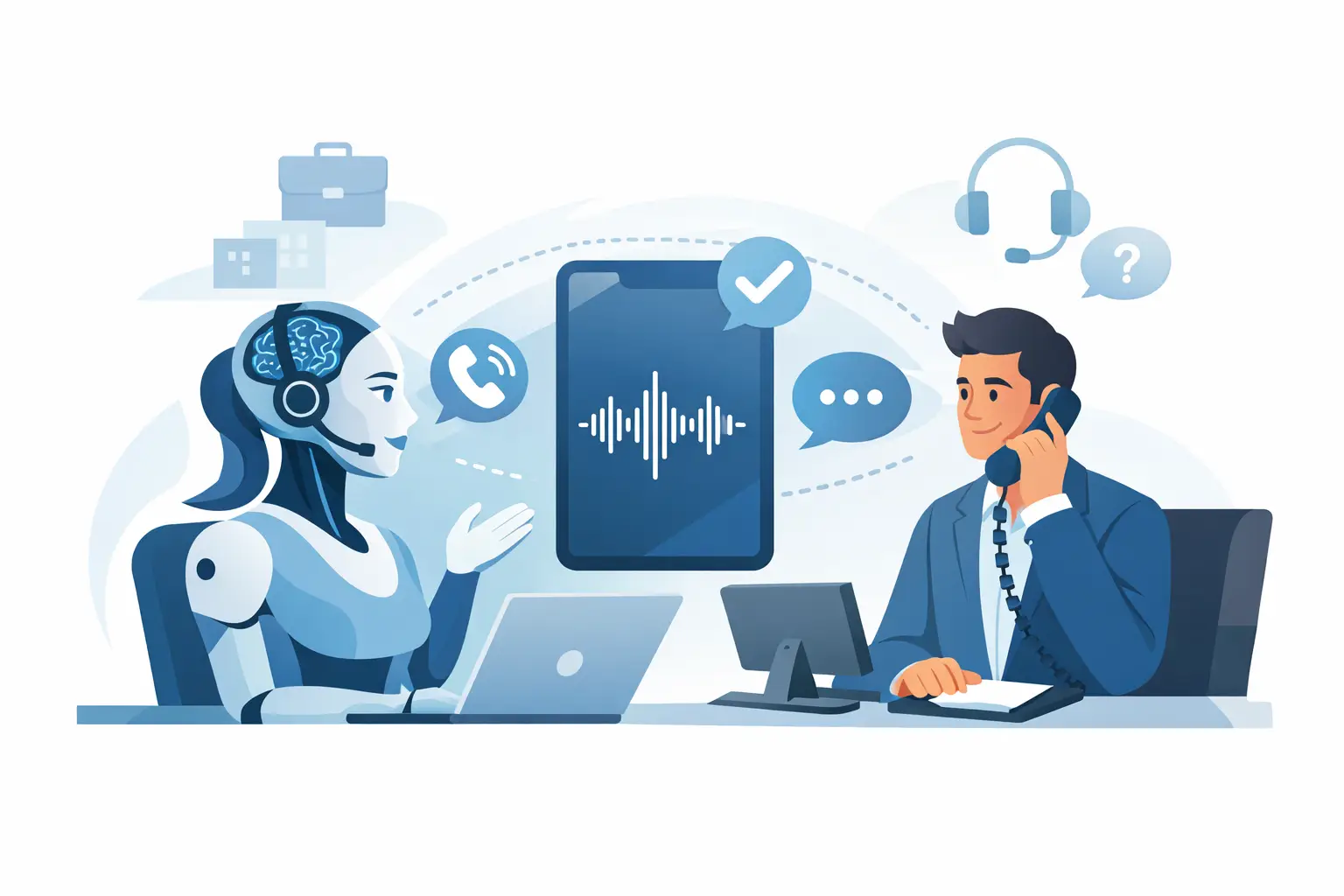 Can AI Answer Business Calls Effectively?