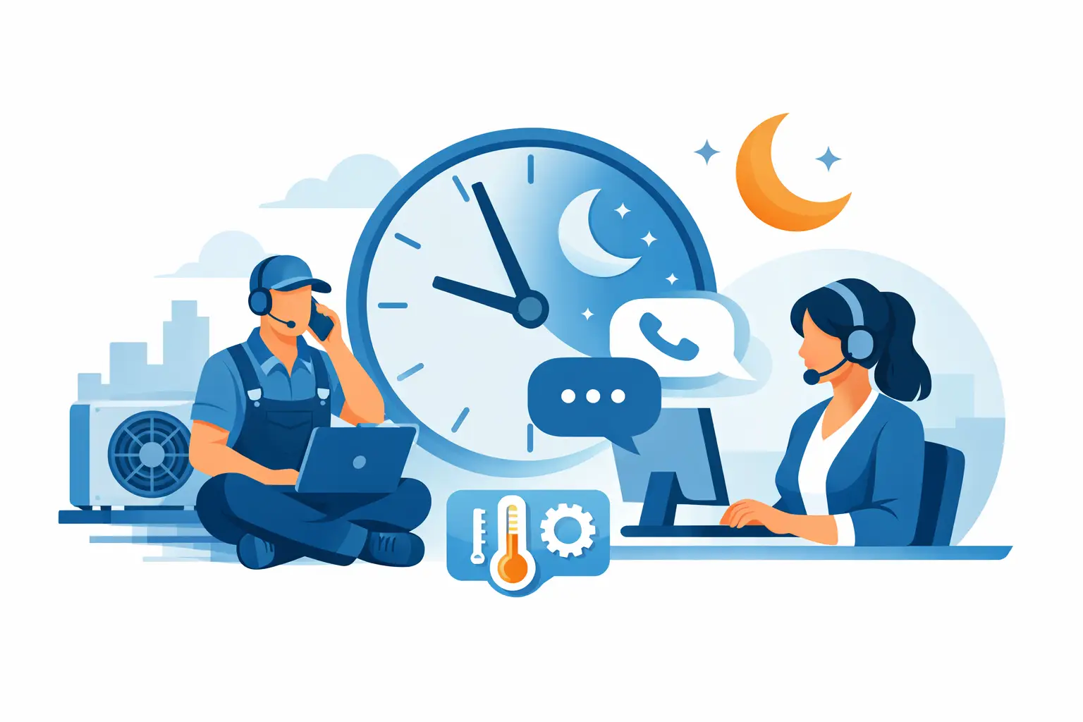 After Hours Call Answering for HVAC