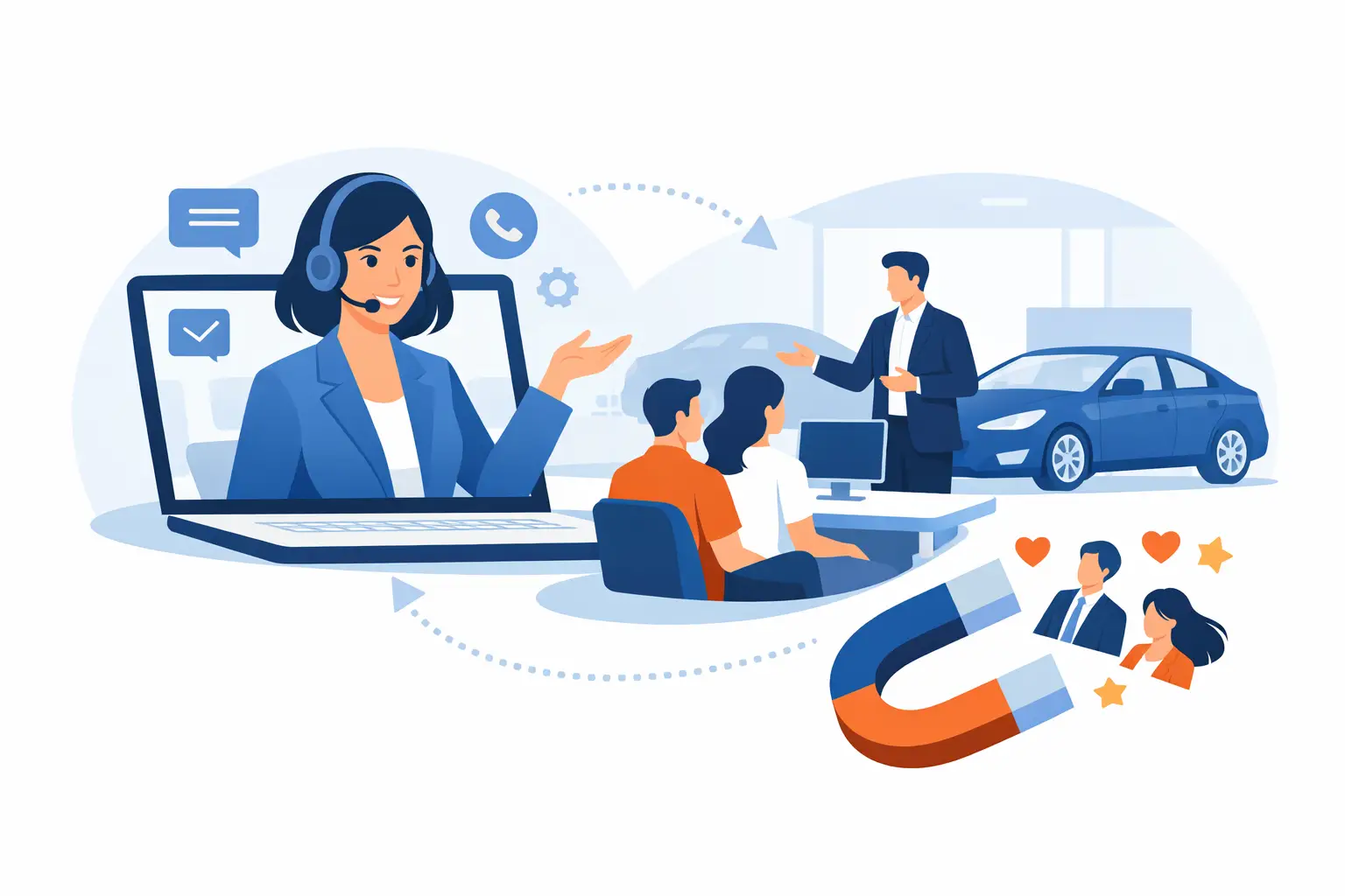 Virtual Receptionist for Dealerships That Converts
