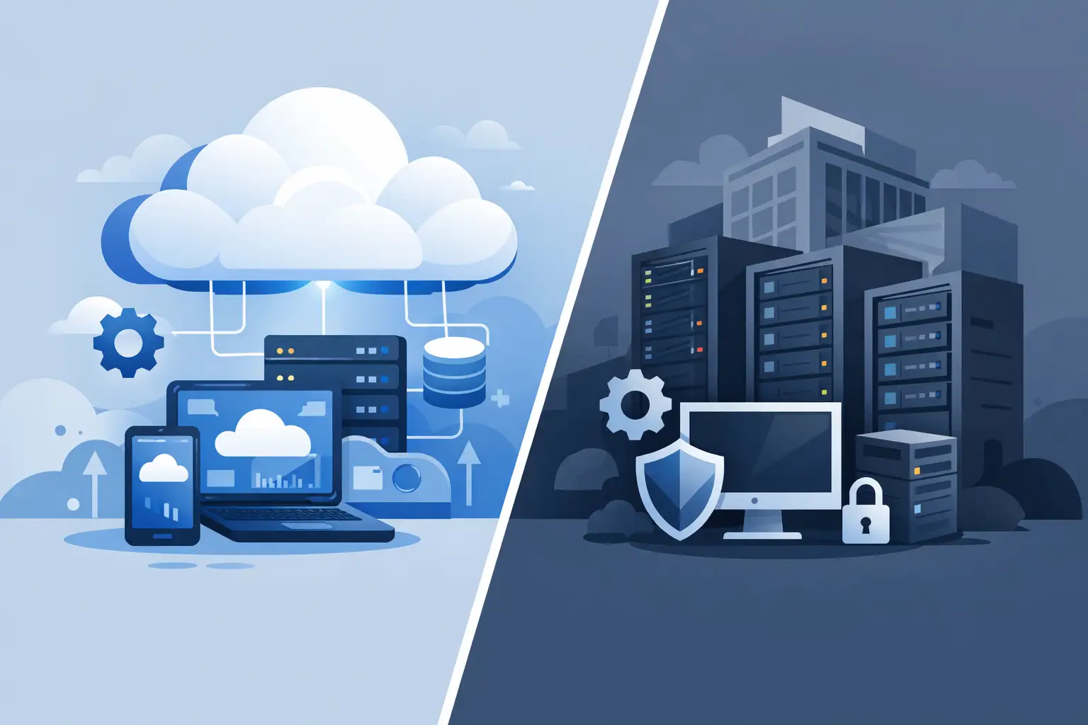 Cloud Hosting vs On Premise: Was wirklich passt