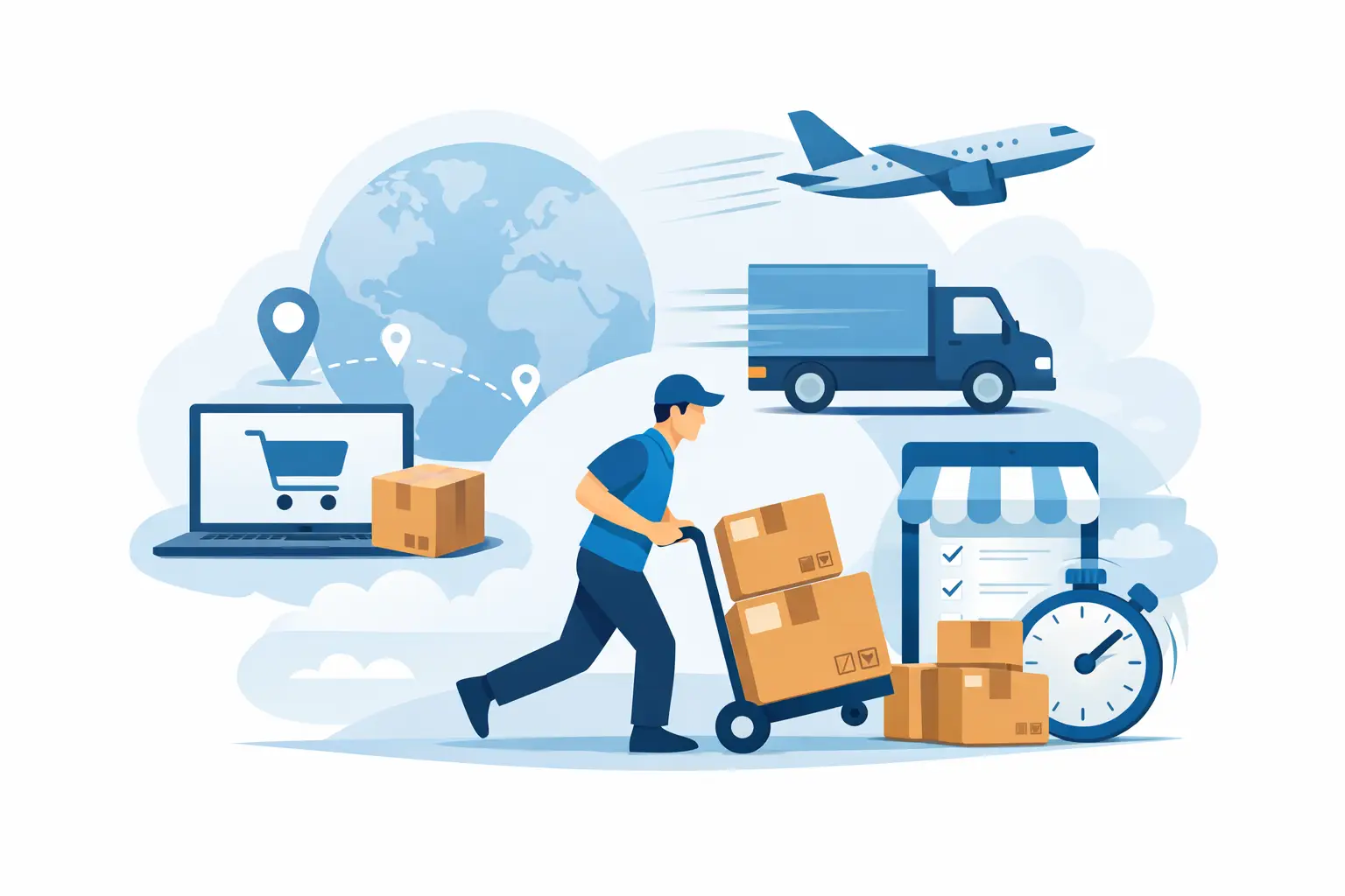 Schneller Versand im Onlineshop richtig umsetzen