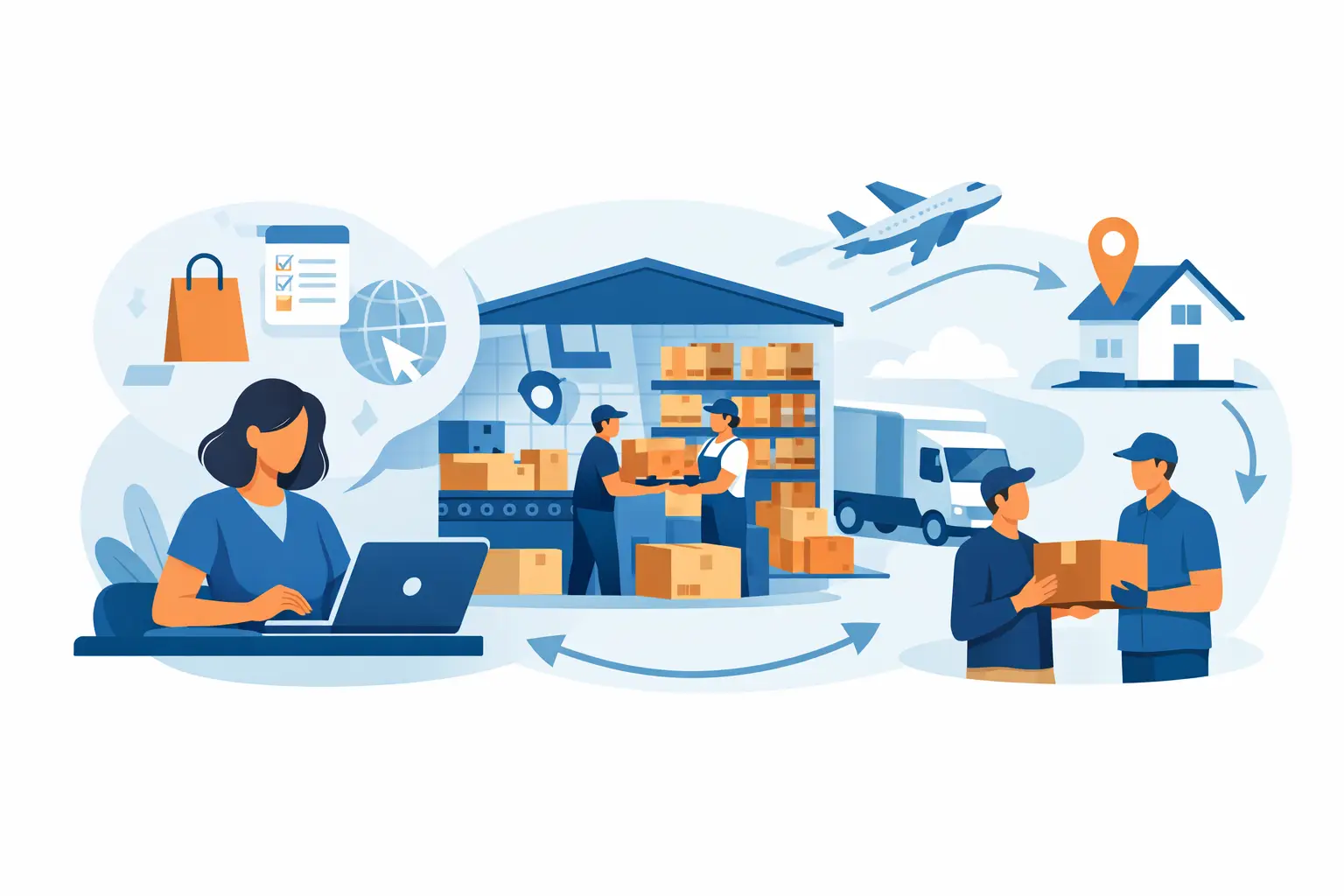 Versandabwicklung im Onlineshop outsourcen