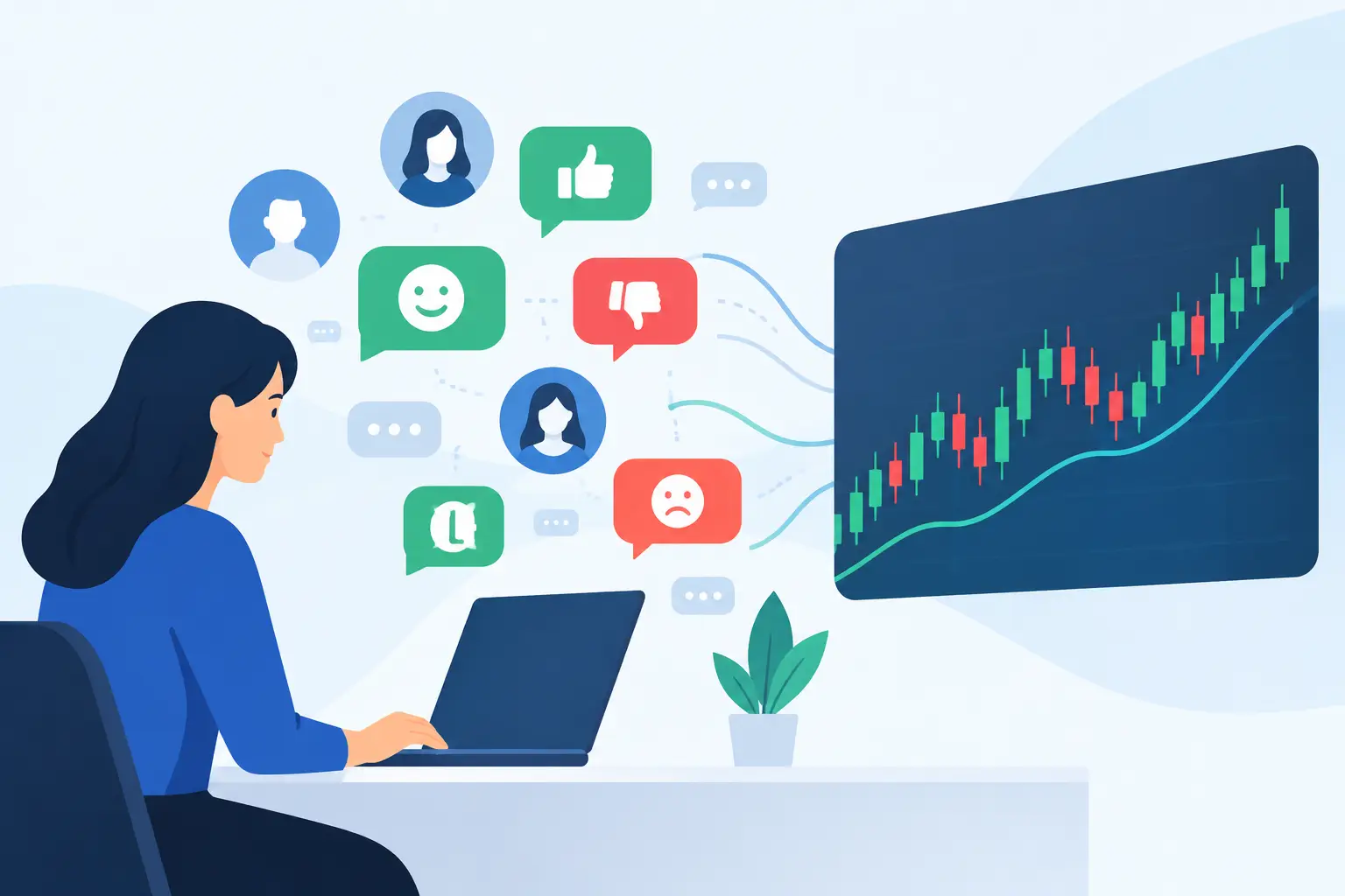 How Social Sentiment for Stocks Finds Early Moves
