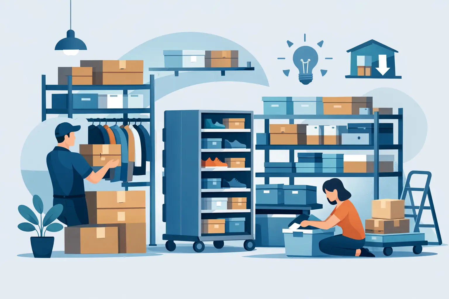 Retail Stockroom Shelving Ideas That Save Space