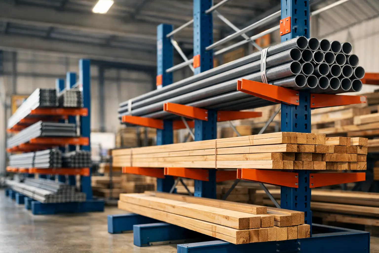Choosing Cantilever Racking for Long Materials