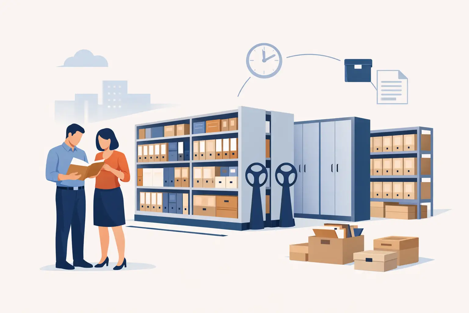 Choosing Archive Shelving Systems for Business