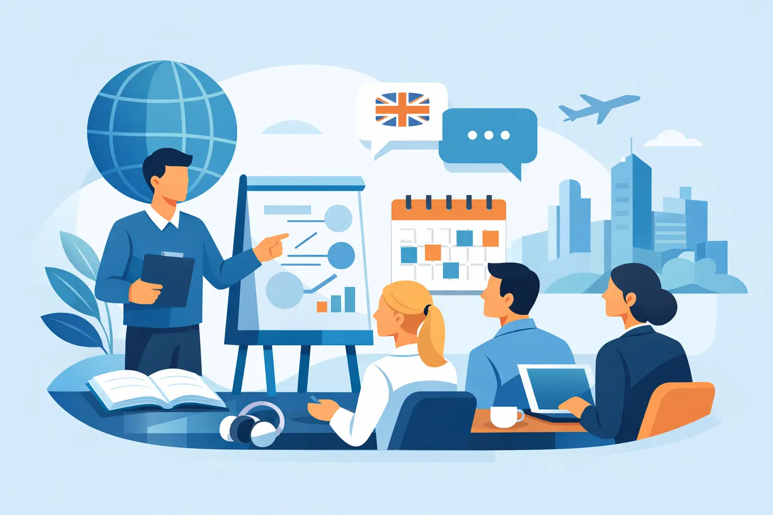 Business English Workshop für Firmen planen