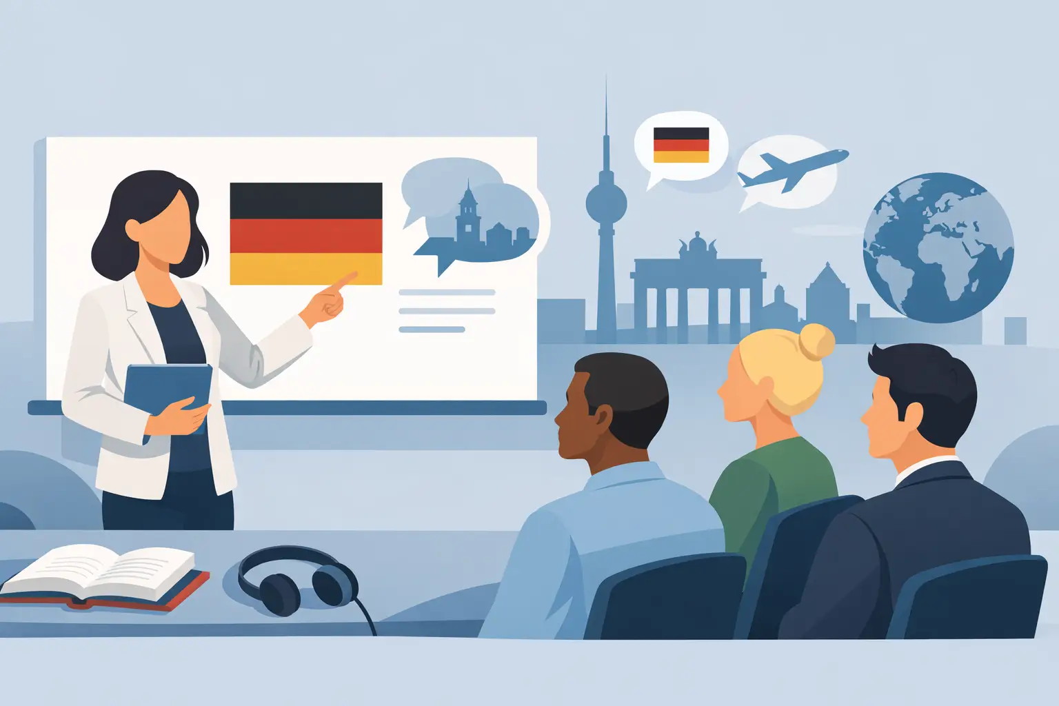 Top Deutschkurse für internationale Mitarbeiter