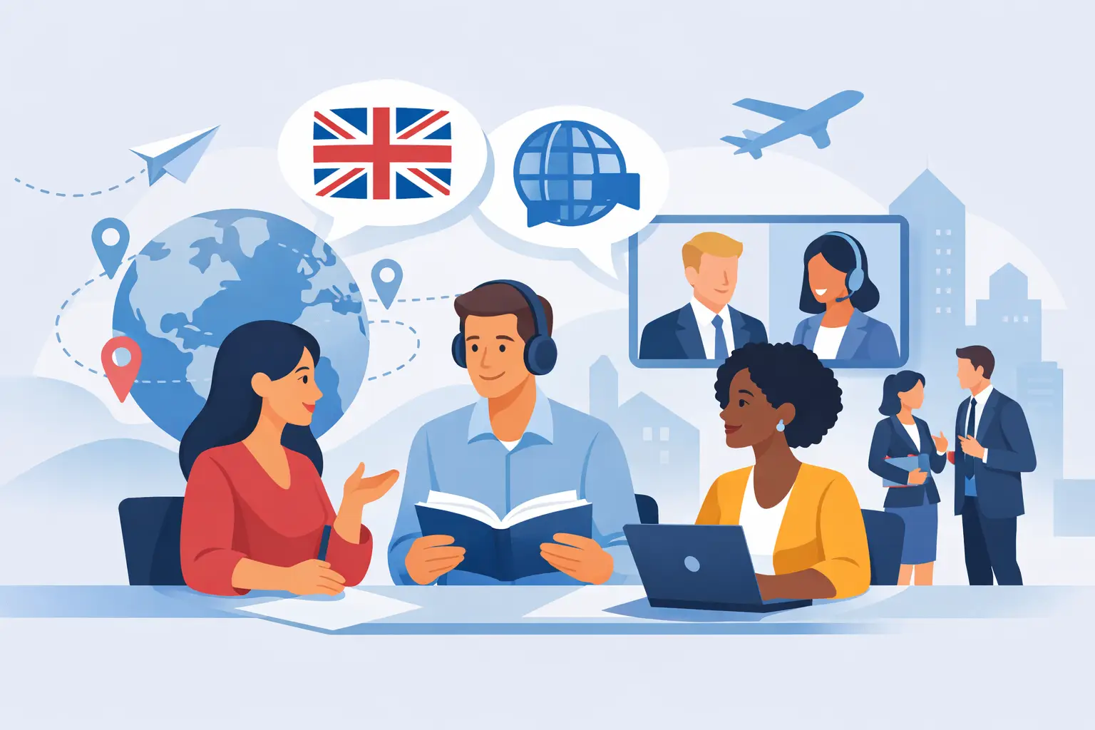 Englischkurse für internationale Projekte im Team