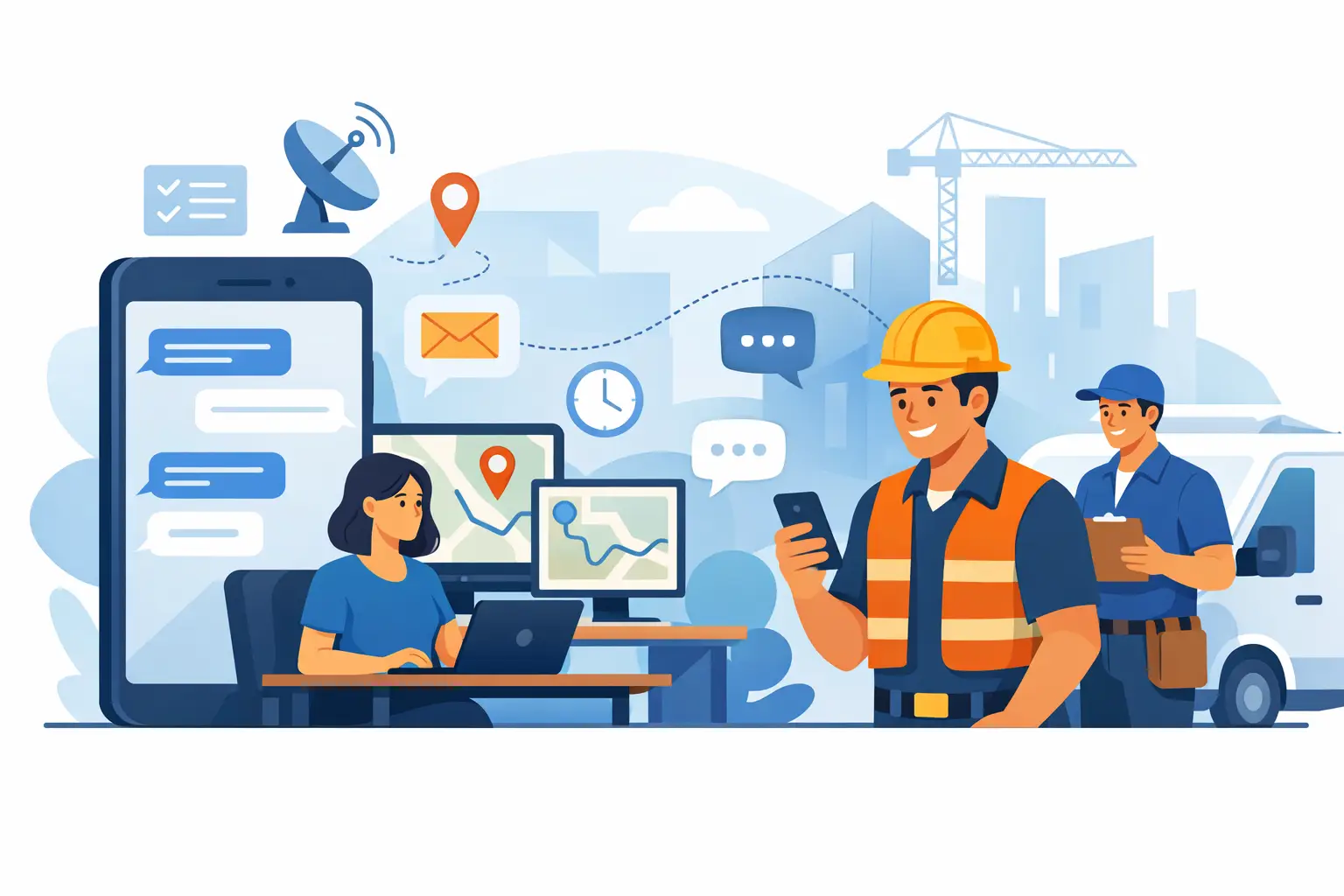 SMS Dispatch Software for Contractors Who Text