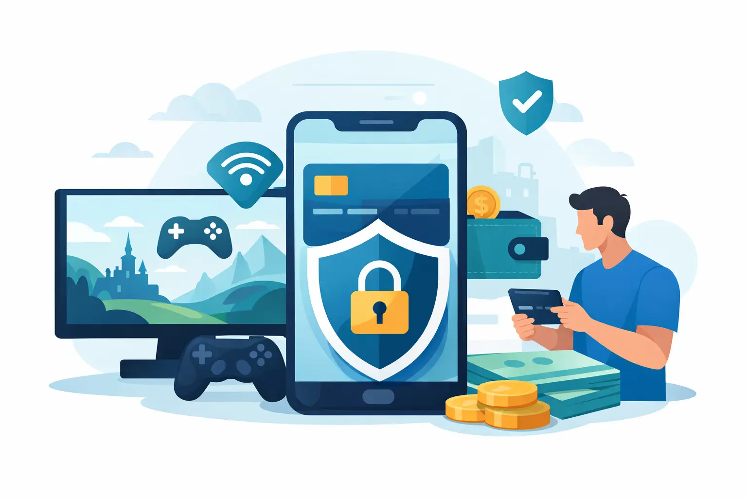 Como pagar jogos online com segurança